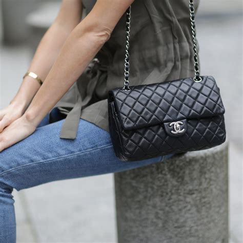 chanel button flap bag|Chanel flap bag vs double.